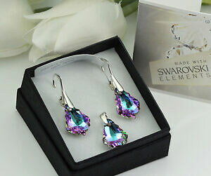 yzANZT[@lbNX@COVo[ZbgobNCgXtXL[NX^925 orecchini argentoset16mm baroccovitrail light cristalli di swarovski