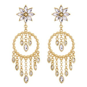 yzANZT[@lbNX@COT[NNX^^bZgorecchini candeliere floreale cristallo cerchio tassel matrimonio retr xx26