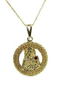 �y���������z�A�N�Z�T���[�@�l�b�N���X�@�T���^�o�[�o�����_��santa barbara medalla 18kt placcato oro sta medaglia con 559cm catenina