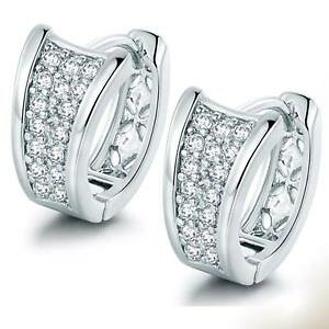 yzANZT[@lbNX@OzCgCOorecchini ad anello zirconi bianchi 750er oro 18k placcato argento o1598