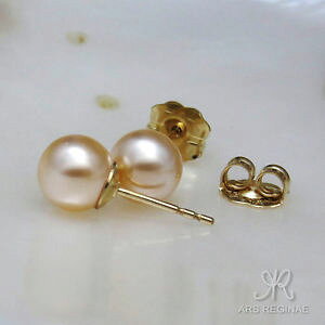 yzANZT[@lbNX@NVbNCgsNCORCkS[hclassico 6mm sc perle rosa chiaro orecchini a bottone ygf 14k oro 585