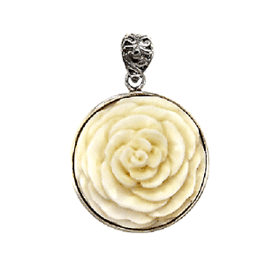 yzANZT[@lbNX@X^[OVo[C`y_gdonna argento sterling 925 mistbone fiore 38cm ciondolo