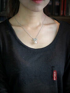 yzANZT[@lbNX@lbNXVvVo[NXzCgp[^bZo^tCcollana semplice sottile class argentato simpatico perla bianco fiocco farfalla