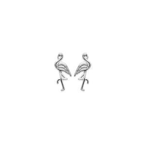 �y���������z�A�N�Z�T���[�@�l�b�N���X�@�A���W�F���g���[�Ykbc boucles doreilles clous argent 925 rhodi flamant rose 13x6mm