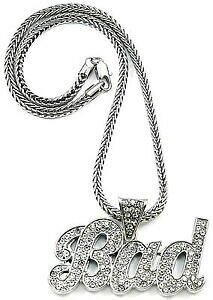 �y���������z�A�N�Z�T���[�@�l�b�N���X�@�N���X�^�����C���X�g�[���t�����R�l�b�N���Xbad nuova collana con ciondolo ghiacciato in cristallo strass 457cm franco