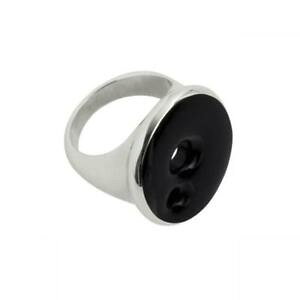 yzANZT[@lbNX@~Xe[OVhEGiX`[fB[*mistery gift* anello donna breil shadow acciaio smaltato nero 8 misure lady