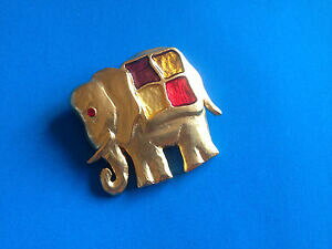 yzANZT[@lbNX@p[Ru[`bijoux broche fantaisie elphant par lancome brooch