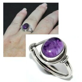 【送料無料】アクセサリー　ネックレス　アルジェントマッシフカボションバイオレットリングbague en argent massif 925 cabochon amthyste violet t 52 et 54 bijou ring