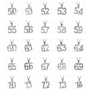 yzANZT[@lbNX@X^[OVo[y_gsterling argento uno qualsiasi numero ciondolo from 50 to 74 w18 italiano