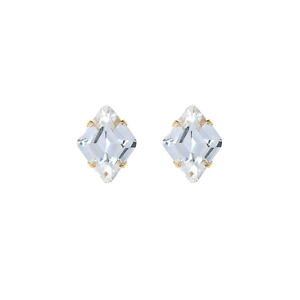 【送料無料】アクセサリー ネックレス イエローゴールドイヤリングピンパッド9ct oro giallo 6x8mm bianco zirconi cz orecchini a perno forma pastiglia