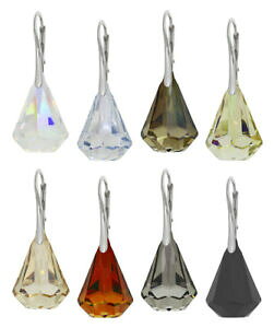 yzANZT[@lbNX@COXtXL[hbvorecchini argento sterling realizzato con 6022 goccia di pioggia 24 mm cristalli swarovski