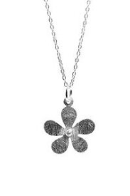 【送料無料】アクセサリー　ネックレス　ネックレスチェーンシルバーペンダントda donna collana con ciondolo a forma di fiore in argento con catena