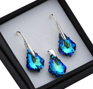 yzANZT[@lbNX@COtbNobNXtXL[NX^Zbg925 argento sterling orecchini gancioset barocco 16 mm cristalli di swarovski