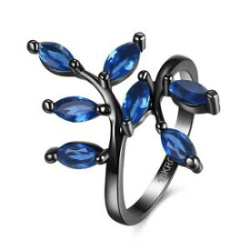 【送料無料】アクセサリー　ネックレス　ビンテージガラスクリスタルリングinalis vintage luxury leaves glass crystal ring gift for women
