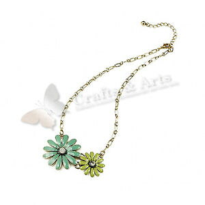 yzANZT[@lbNX@lbNXintrigue collana con fiori verde