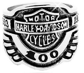 【送料無料】アクセサリー　ネックレス　ハーレーダビッドソンリングhrly anello con scritta harley davidson it 26