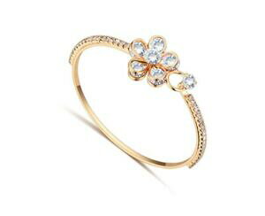 yzANZT[@lbNX@elufly placcato oro bianco flower