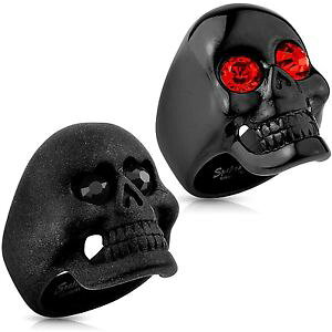 �y���������z�A�N�Z�T���[�@�l�b�N���X�@�����O�}���X�e�����X�X�`�[���}�b�V�t�S�V�b�N�X�J��anello uomo acciaio inox motociclista xxl massiccio teschio gotico nero donna