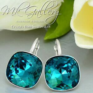 yzANZT[@lbNX@XtXL[t@V[Vo[CO925 silver earrings crystals from swarovski 1012mm fancy stone indicolite