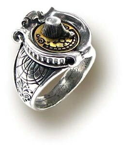 yzANZT[@lbNX@SVbNtB[hOTCYalchemy gothic steampunk gmt feromonic field detector ring uk size q r147