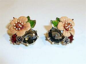 yzANZT[@lbNX@Git[COcg2528 bellissimo fiore smaltato orecchinigratis uk p amp; p