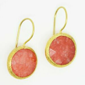 yzANZT[@lbNX@IX}Xg[COAK^aylas ottomano placcato oro semi preziosi gem stone orecchini agata