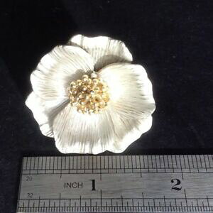 �y���������z�A�N�Z�T���[�@�l�b�N���X�@�V���o�[�g�[���f�C�W�[�����O�T�C�Y�Hgrande fiore dargento tono daisy anello taglia l molto belloqvc