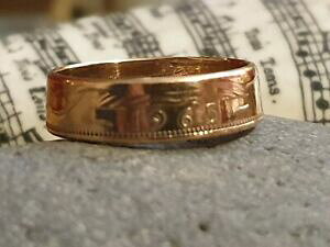 yzANZT[@lbNX@RCOTCYn[tyj[moneta anello 1965 taglia s 12 realizzato in gran bretagna half pennyrame