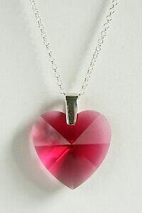 yzANZT[@lbNX@X^[OVo[NX^n[glbNXXtXL[GgsNbh18 argento sterling 925 cristallo enorme cuore collana elementi swarovski ro
