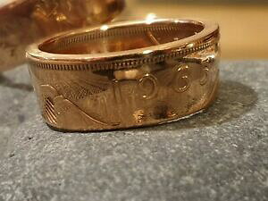 yzANZT[@lbNX@RCOTCYACbVyj[moneta anello 1965 taglia u realizzato irlandese 1d pennyrame