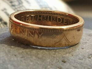 yzANZT[@lbNX@RCOn[tyj[moneta ring 1965 misura q 12 realizzato in gran bretagna half penny