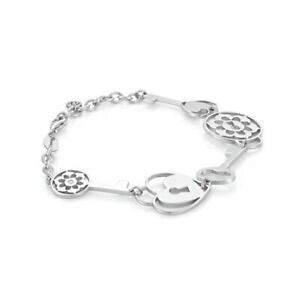 yzANZT[@lbNX@_un[gL[XtXL[t[JtuXbgnomination 95 doppio cuore swarovski chiave fiore bracciale braccialetto donna