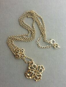 yzANZT[@lbNX@re[WRX`[WG[lA[k[{[y_glbNXvintage bigiotteria firmato monet goldtone art nouveau fiore ciondolo collana