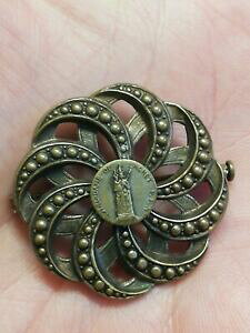 �y���������z�A�N�Z�T���[�@�l�b�N���X�@�m�[�g���_���hnuova inserzioneancienne broche notre dame de laghet