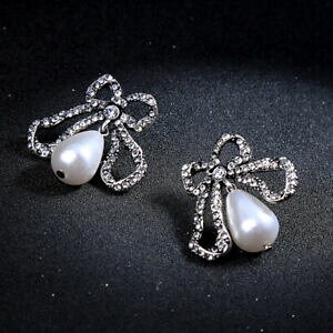 【送料無料】アクセサリー ネックレス スロットルステープルパールホワイトドロップアールデコイヤリングorecchini grandi fiocco farfalla perla goccia bianco art deco pizzo x30