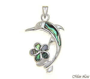 yzANZT[@lbNX@X^[OVo[nCAvApEAArVFy_gargento sterling 925 hawaiano delfino plumeria fiore abalone paua shell ciondolo