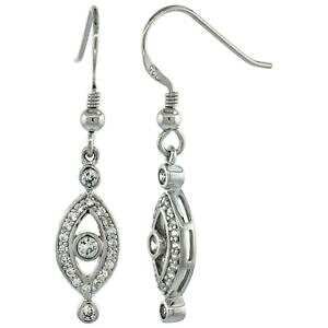 yzANZT[@lbNX@y_gCOJbgargento sterling taglio marquise forma forma pendente orecchini con