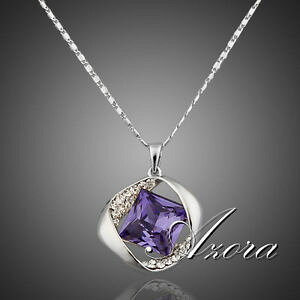 yzANZT[@lbNX@AWXglbNXnuovo azora rimorchi con ametista zirconi collana stellux crystal, 002