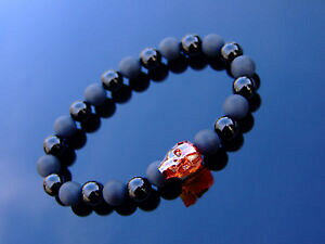 yzANZT[@lbNX@IjbNXubN}bgXJXtXL[C`uXbguomo nero onyxmatt teschio braccialetto con cristalli swarovski 69 pollici con elastico