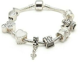 【送料無料】アクセサリー　ネックレス　ブレスレットle ragazze prima comunioneconferma bracciale con charm argento placcato