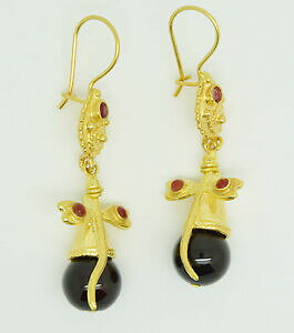 yzANZT[@lbNX@COhSfUCtCXg[ottomangems semi preziosi gem stone oro placcato orecchini agate dragon fly design