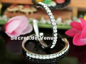 yzANZT[@lbNX@t[vXtXL[NX^uboucles croles hoop anneaux cristal swarovski plaqu or blanc ouvertes