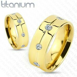 �y���������z�A�N�Z�T���[�@�l�b�N���X�@�����O�S�[���f���`�^��anello titanio dorata strass
