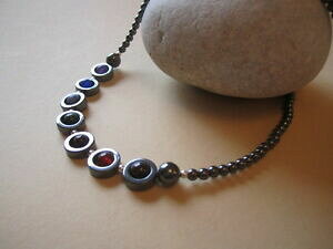 yzANZT[@lbNX@w}^Cg`NlbNXX^[OVo[NbvOematite anelli genuine gemstone chakra collana argento sterling fermagli