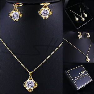 yzANZT[@lbNX@ZbglbNXCOXtXL[GgJ[g1a set regalo collana orecchini fiore * * giallo pl, swarovski elements, astuccio
