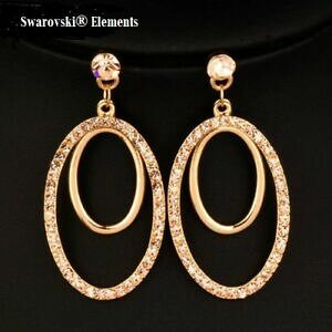 yzANZT[@lbNX@_uXtXL[_boucles croles ovales double swarovski elements camel plaqu or jaune