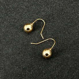 【送料無料】アクセサリー　ネックレス　イヤリングシンプルkorecchini perla metallo semplice placcato oro 18k yd