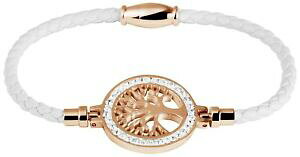 �y���������z�A�N�Z�T���[�@�l�b�N���X�@�X�L���u���X���b�g�c���[�I�u���C�tbracciale in pelle con albero della vita per donne in bianco 18 cm magnetverschlu