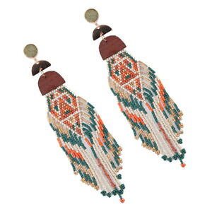 �y���������z�A�N�Z�T���[�@�l�b�N���X�@�C�������O�n�C�p�[�~�j�}���`�J���[�p�[���I�����W�O���[��orecchini candeliere hyper lungo mini perla multicolore arancione verde xx31