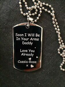 yzANZT[@lbNX@eLXgXL^Odaddy ad essere incisa dog tag con la scansione di foto, testo amp; catenacongratulazioni